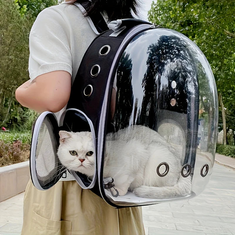 Weltraumkapsel-Rucksack für Katzen und kleine Hunde