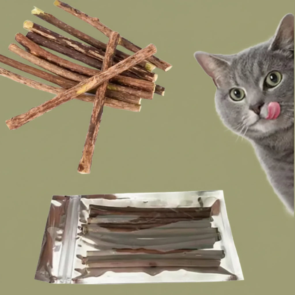 Bois brut des bâtonnets de matatabi sans additif