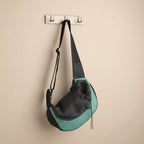 Sac à bandoulière avec filet respirant pour chat et petit chien