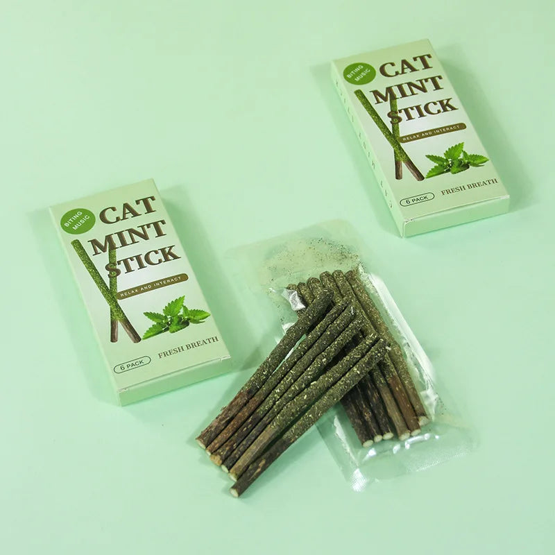 Entdecker-Set mit 6 Kauhölzern für Katzen