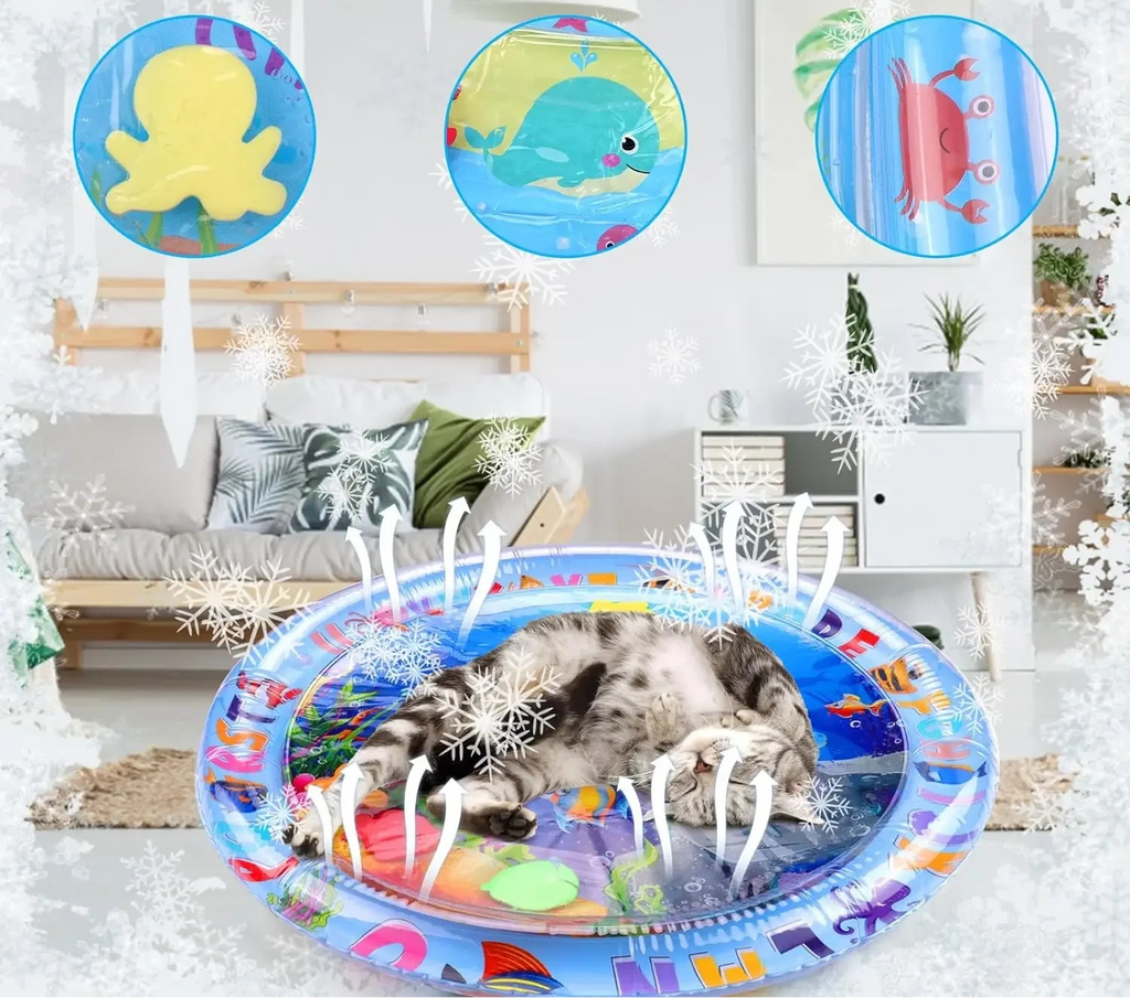 Motifs disponibles du tapis d'eau rafraîchissant pour animaux