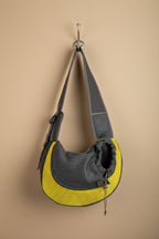 Sac à bandoulière avec filet respirant pour chat et petit chien