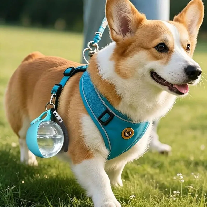 Système de retour d'eau de la gourde pour chien