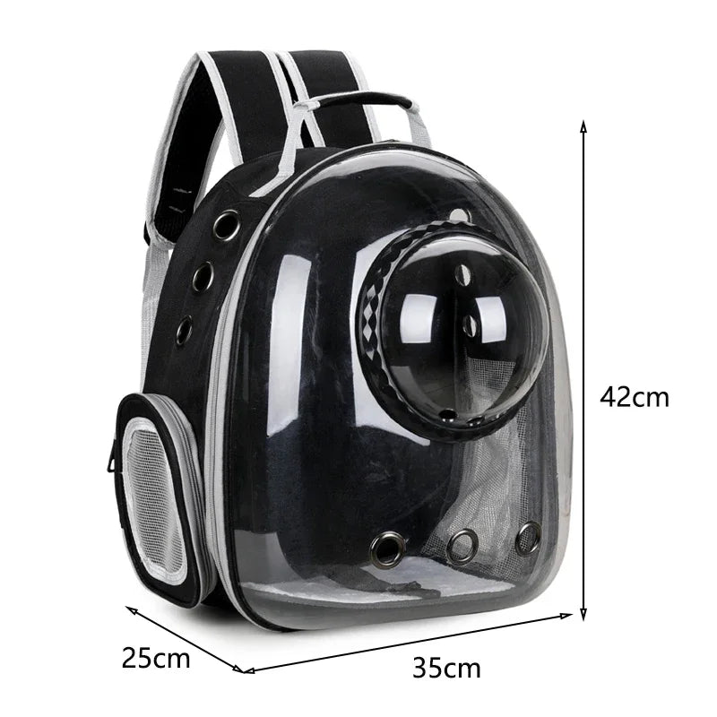 Sac à dos bulle transparent pour chat et petit chien
