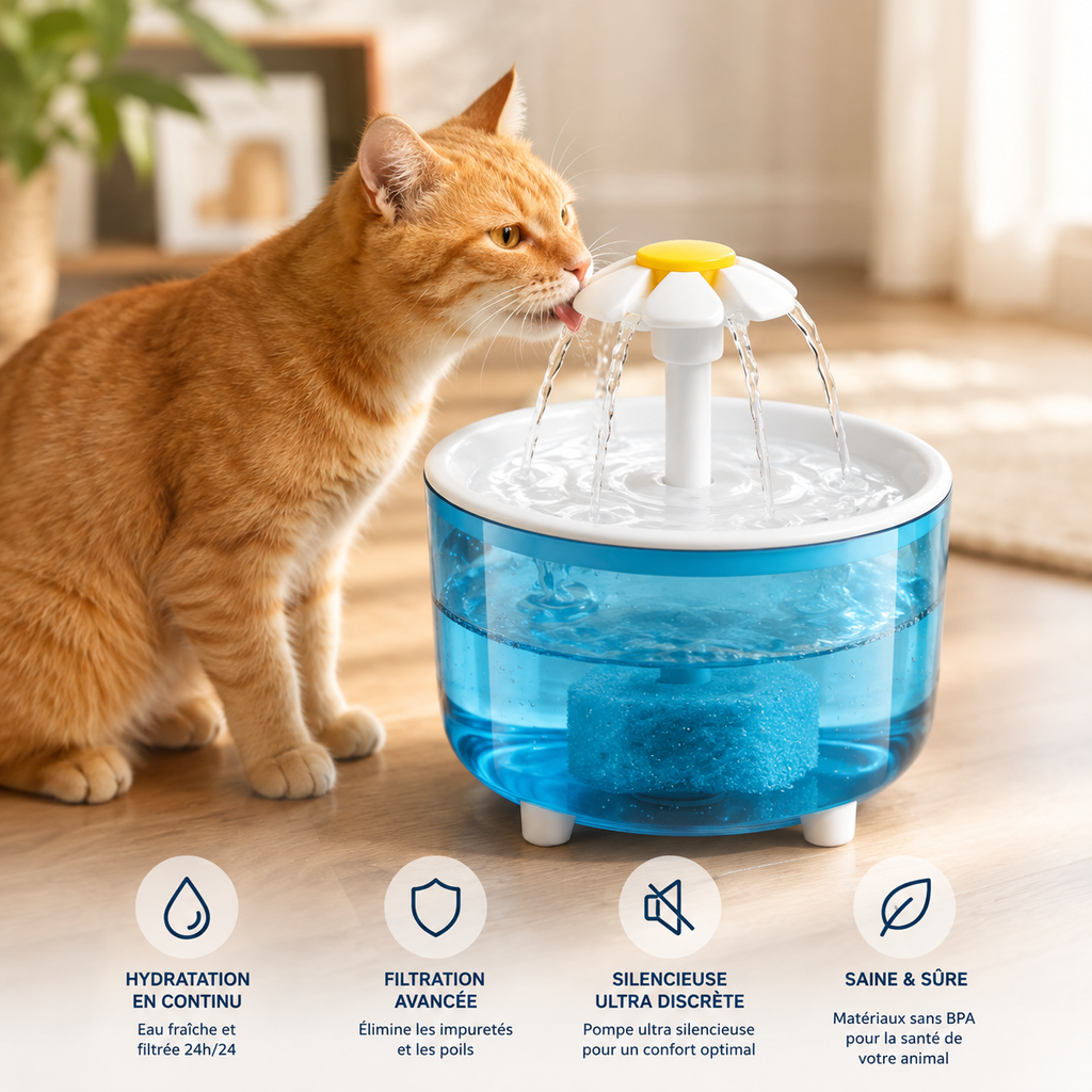 Fontaine à eau USB 1,2 L