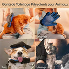 Gant de Toilettage pour chien et chat