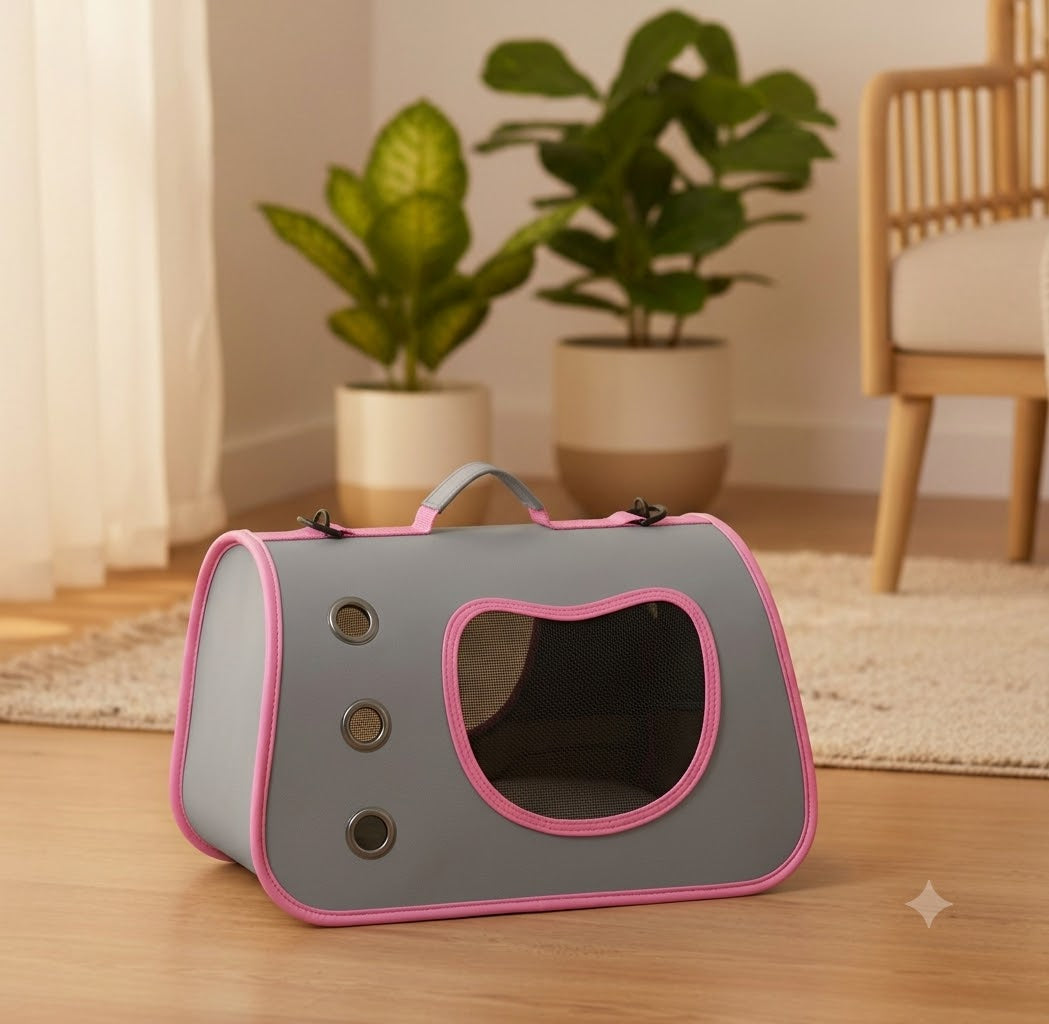 Sac de transport pliable à épaule pour chat et petit chien