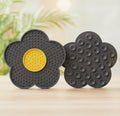 Tapis de léchage en fleur pour chien et chat