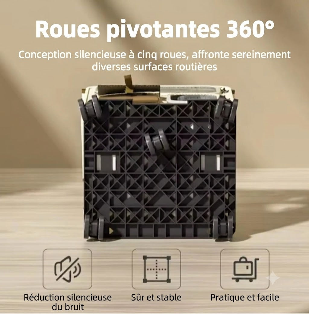Sac de transport à roulettes pour grand chat et petit chien